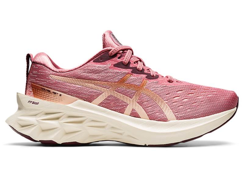 Sapatilhas Running Asics NOVABLAST 2 Mulher Rosa, 3829A695.042